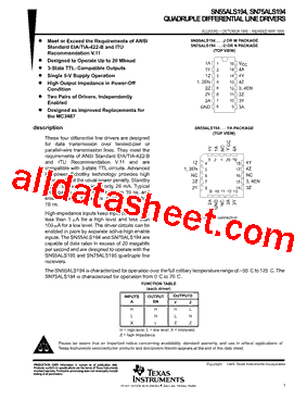 SN75ALS194DRE4型号图片