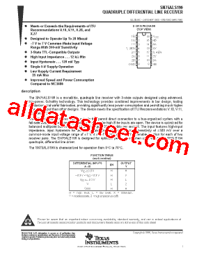 SN75ALS199D型号图片
