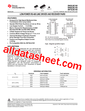 SN75LBC180D型号图片