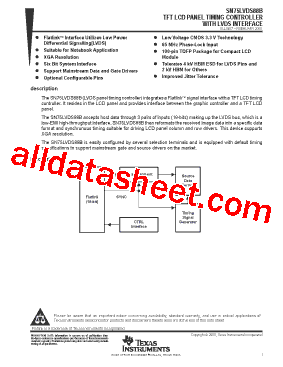 SN75LVDS88BTQFP型号图片