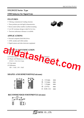 SNL201212S-R68J-T型号图片