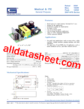 SNP-HF89-A型号图片