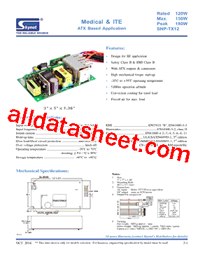 SNP-TX12型号图片