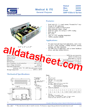 SNP-V209-U型号图片