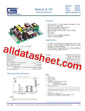 SNP-V307型号图片