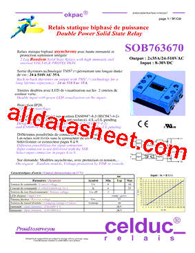 SOB763670型号图片