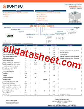 SOC25S05F27A型号图片