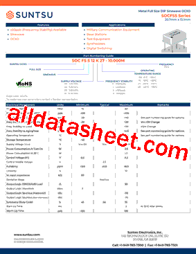 SOCFSS05K27型号图片