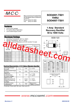 SOD4007-TS01型号图片