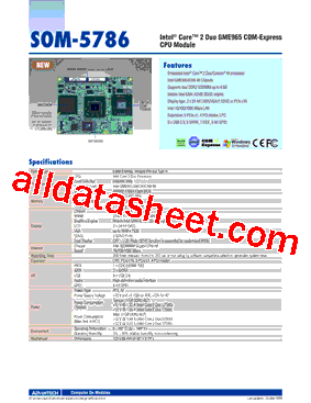 SOM-5786FG-S0A1E型号图片