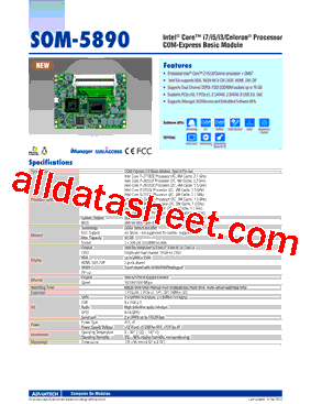 SOM-5890FG-U2A1E型号图片