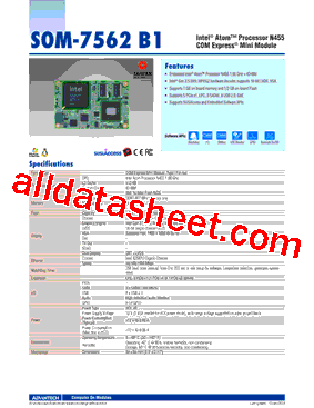 SOM-7562F2-S6B1E型号图片