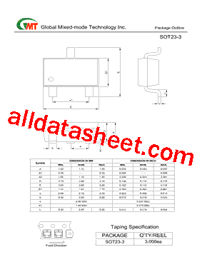 SOT23-3型号图片