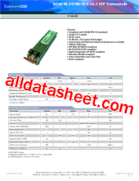 SP-48-IR2-RDA型号图片