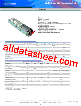 SP-MR-IR2-CDA型号图片