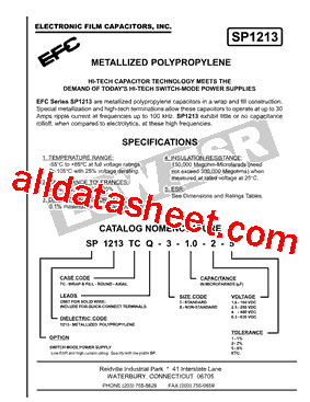 SP1213TCQ-X-1.0-6.3-2型号图片