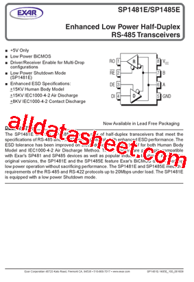 SP1485EMN-L型号图片