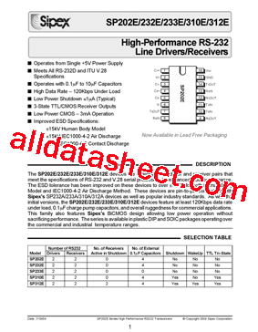 SP233ECT-L型号图片