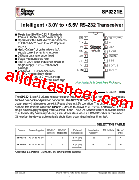 SP3221ECY/TR型号图片