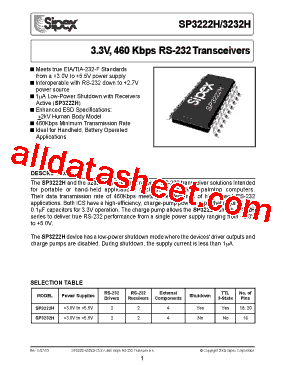 SP3222HCY型号图片