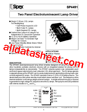 SP4491UEB型号图片