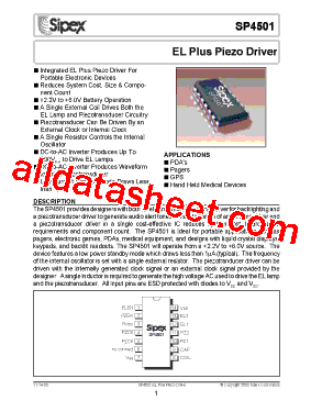 SP4501NEB型号图片