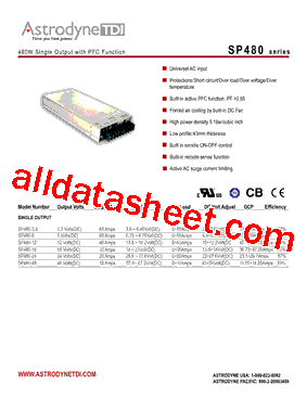 SP480-15型号图片