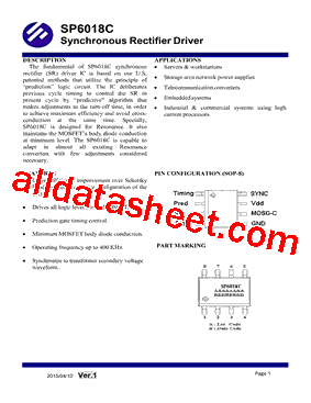SP6018C型号图片