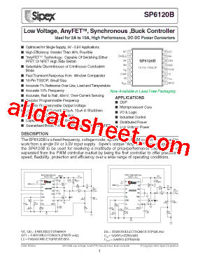 SP6120BEY-L型号图片