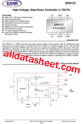 SP6127EB型号图片