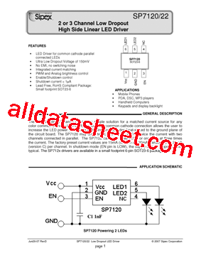 SP7120CEK-L/TR型号图片