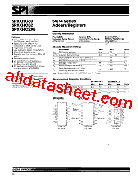 SP74HC298型号图片