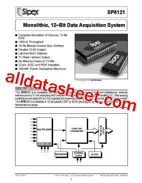 SP8121JS型号图片
