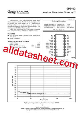 SP8402MPFP型号图片