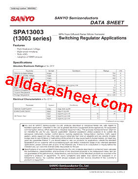 SPA13003型号图片