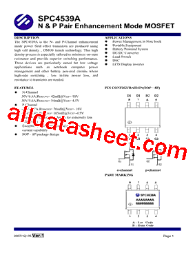 SPC4539A型号图片