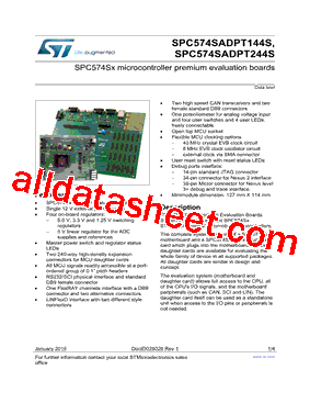 SPC574SADPT144S型号图片