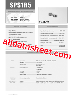 SPD1R5-48-1515型号图片