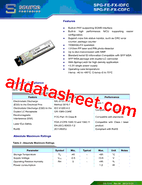 SPG-FE-FX-CDFC型号图片