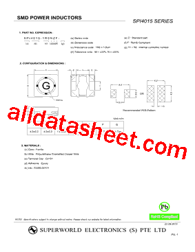 SPI4015-100MZF-33型号图片