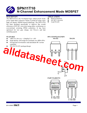 SPN11T10型号图片