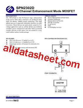SPN2302D型号图片