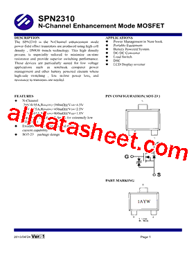 SPN2310型号图片