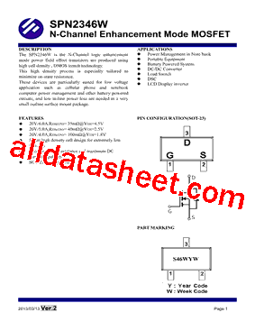 SPN2346W型号图片