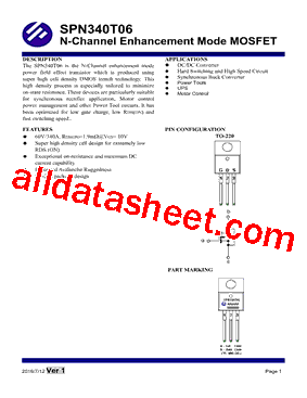 SPN340T06型号图片