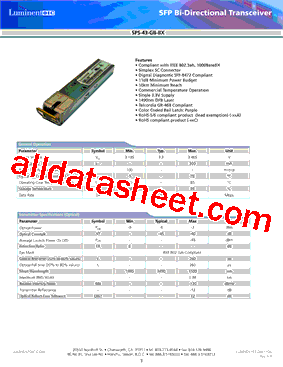 SPS-43-GB-BX-TNA型号图片