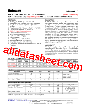 SPS-9115AWG型号图片