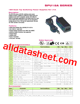 SPU15A-110型号图片