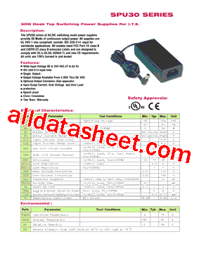 SPU30103型号图片