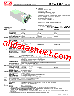 SPV-1500-24型号图片